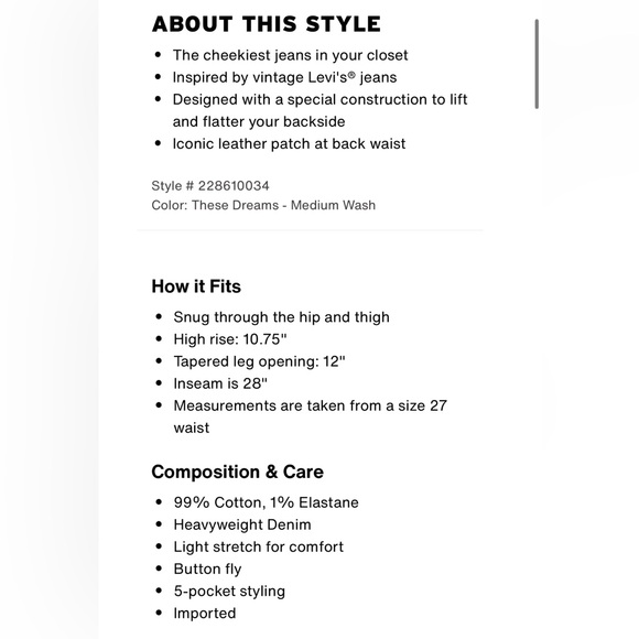 Levi’s Wedgie Icon Jeans *Premium*👌👌👌 - Picture 14 of 15